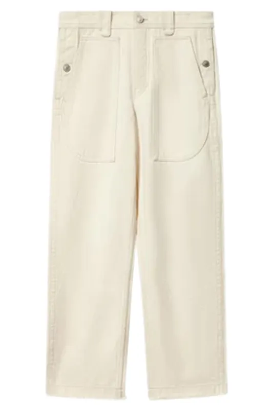 Ermina Pant | Ecru - Isabel Marant