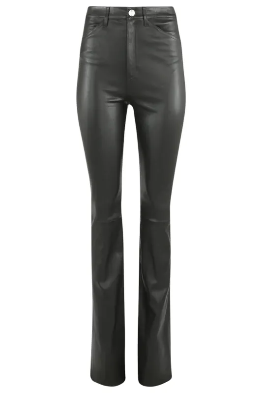 5 Pocket Micro Flare Pant | Black - SPRWMN
