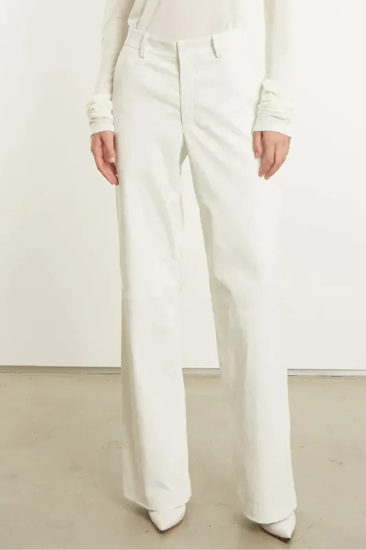 Baggy Lowrise Trousers | White - SPRWMN