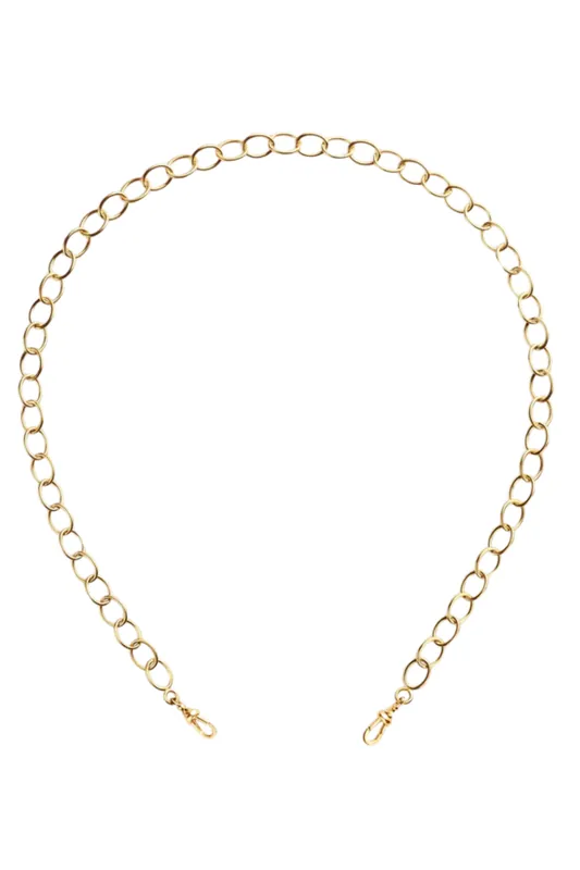 Rosa Micro Chain | Yellow Gold 42cm - Marie Lichtenberg