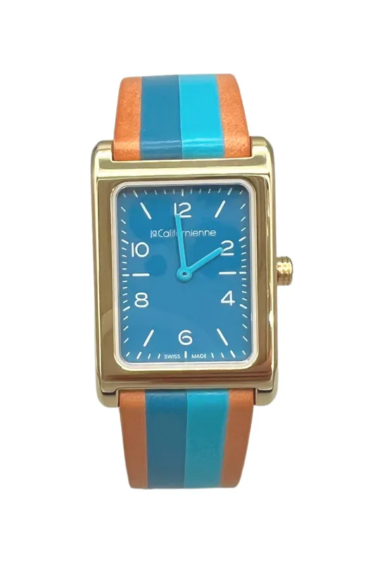 Daybreak Watch | Celeste Blanc Aqua - LaCalifornienne