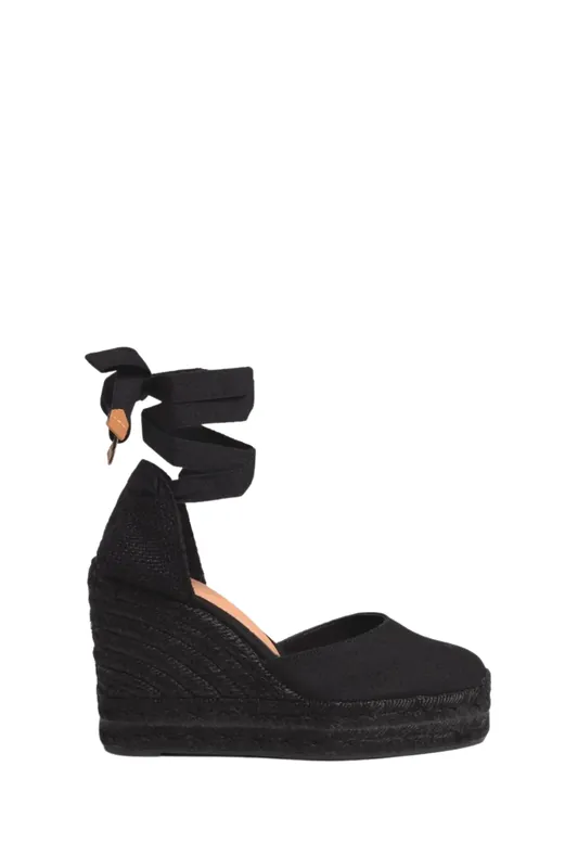 Carina Double Wedge | Negro - Castaner