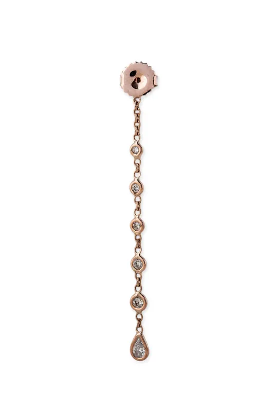 5+1 Diamond Teardrop Earring Back - Jacquie Aiche