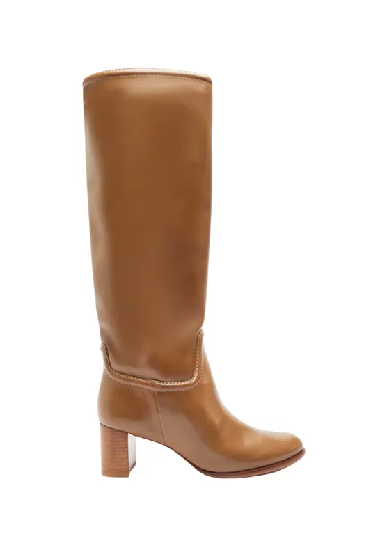 Lauren Knee Boot | 60 Tan - Alexandre Birman
