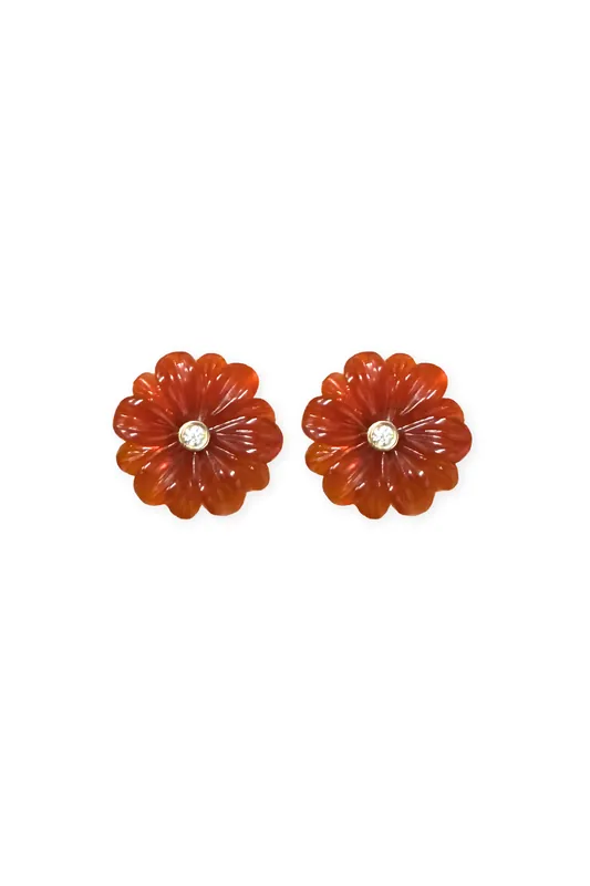 Small Wildflower Stud Earrings - Brent Neale