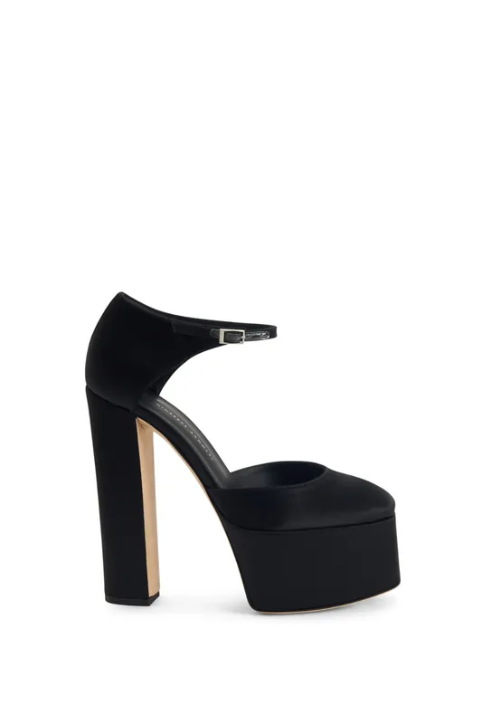 Satin Platform | Black - Giuseppe Zanotti
