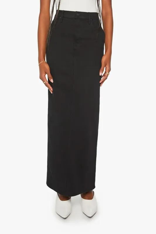 The Flagpole Denim Skirt | Pitch - MOTHER