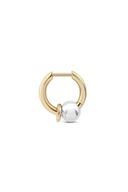 Earring Piercing Small | Yellow Gold - Rainbow K