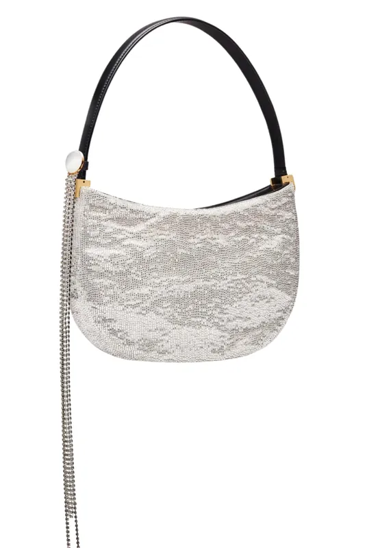 Medium Vesna Bag Silver Beads | Silver - Magda Butrym