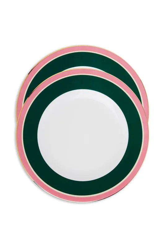 Dinner Plates Set Of 2 | Rainbow Verde - La DoubleJ