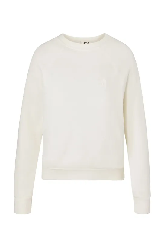 Shrunken Raglan Sweatshirt | Cream - Eterne