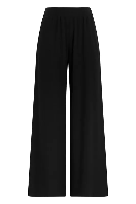 Lauren Pleated Pocket Pant | Black - LESET