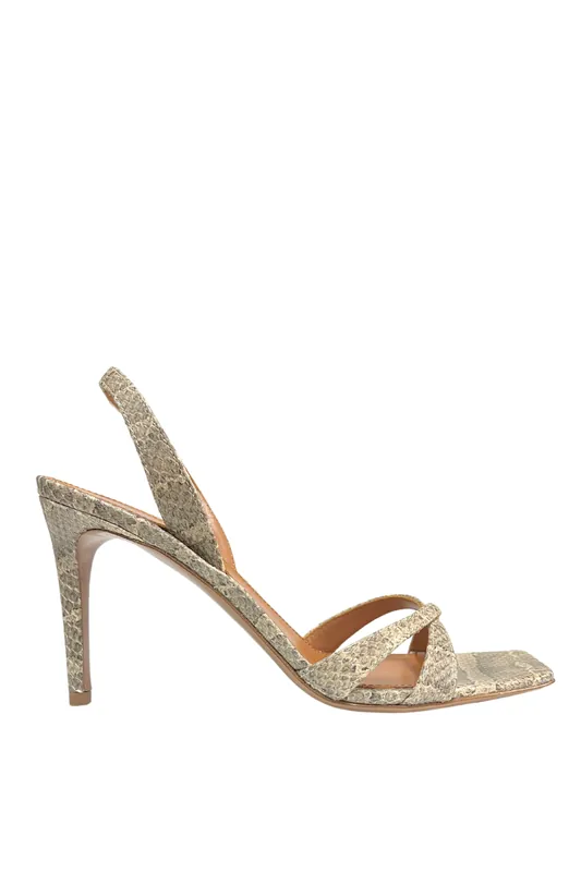 Stiletto Slingback 85 | Oyster - Paris Texas