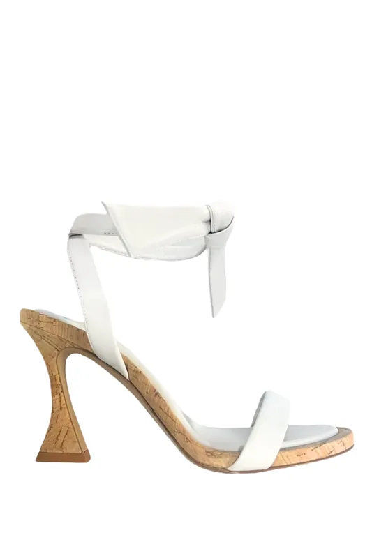 Ankle Wrap Clarita | White - Alexandre Birman