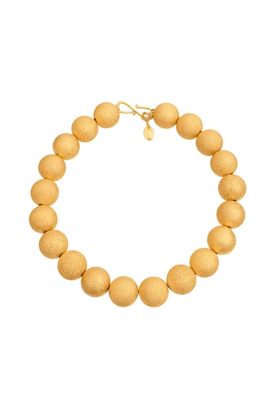 Sand Bubble Necklace | Gold - Sylvia Toledano