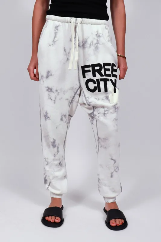 Superbleachout Freecity Large Pocket Sweatpant | Whitestorm