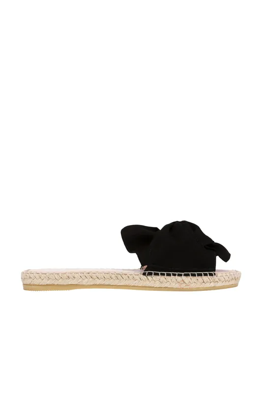 Sandals With Knot | Black - Manebi