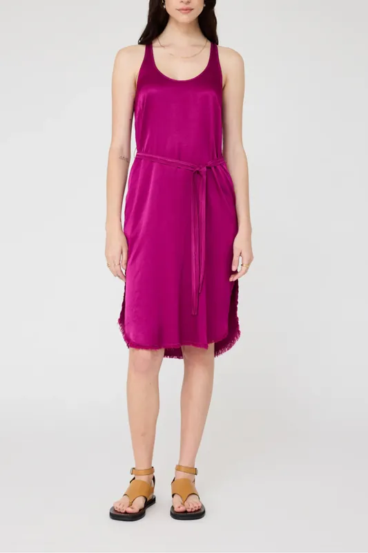 Effie Tank Dress | Magenta - Raquel Allegra
