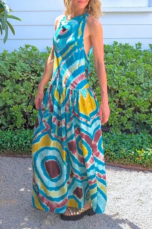 Assa Dress | Ocean Jasper - Ulla Johnson