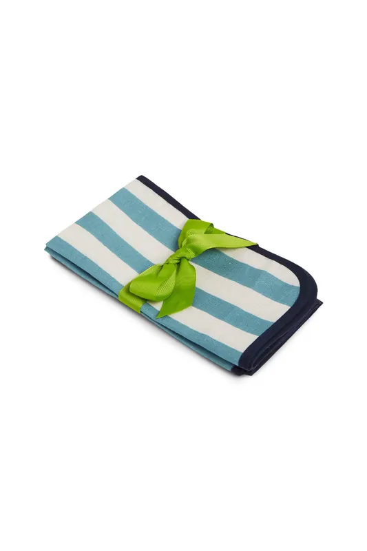 Large Napkins Set of 2 | Riviera Celeste - La DoubleJ