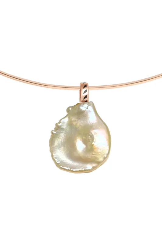 Grande Pearl Enameling Fin Bead - Dezso by Sara Beltran