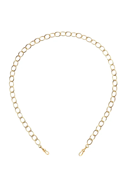 Rosa Micro Chain | Yellow Gold 37cm - Marie Lichtenberg