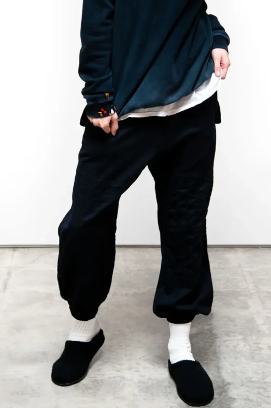 Flap/Snap Loro Piana Cashmere/Wool Move Pant | Navy - Freecity