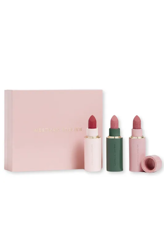 Lip Suede Matte Lipstick Trio Gift Set - Westman Atelier