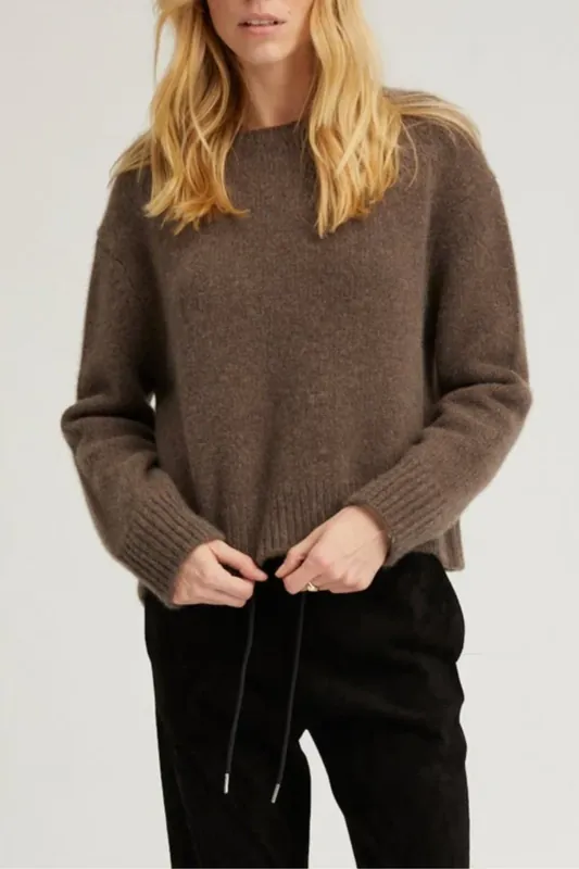 Heavy Cashmere Sweater | Truffle - SPRWMN
