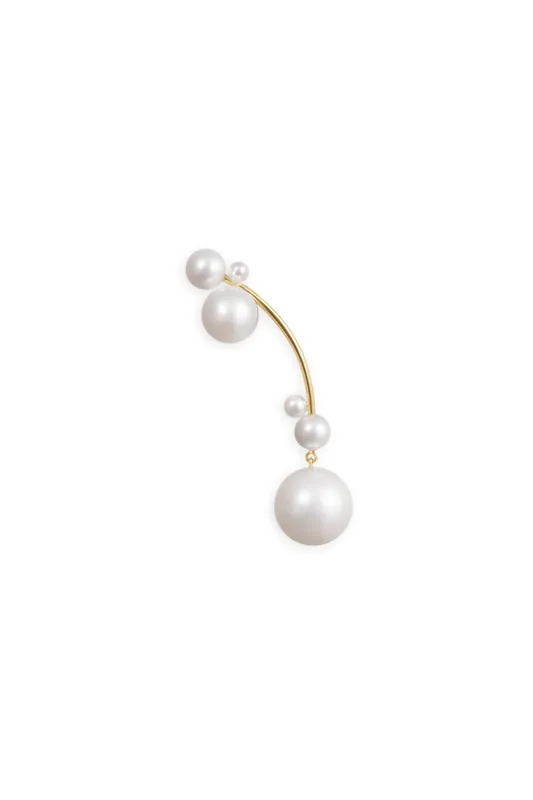 Grande Stella Perle Earring | Right Single - Sophie Bille Brahe