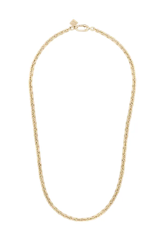 Lee Forçat Chain | Brushed Yellow Gold 70cm - Lauren Rubinski