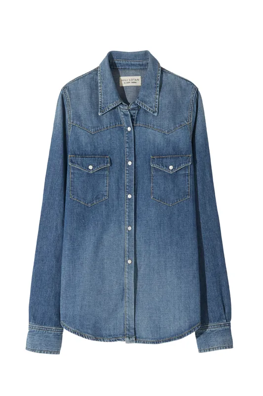 Travis Shirt | Classic Wash - Nili Lotan