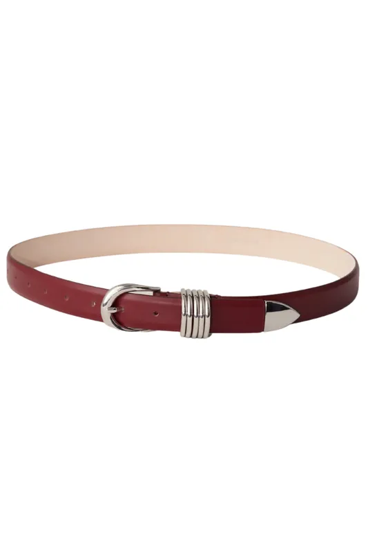 Hollyhock Belt | Pomegranate / Silver - Déhanche