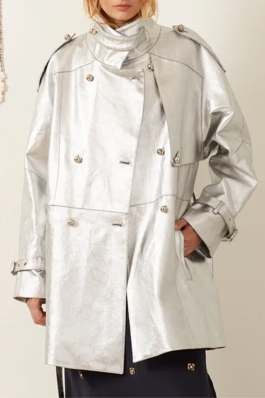 Jackson Denim Jacket | Silver - Alix of Bohemia