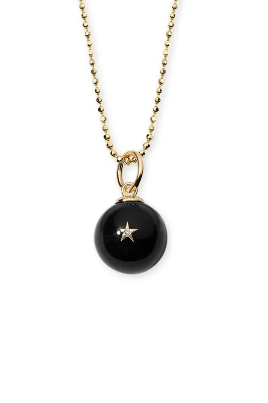 Morning Star Diamond Charm | Black Onyx - Devon Woodhill