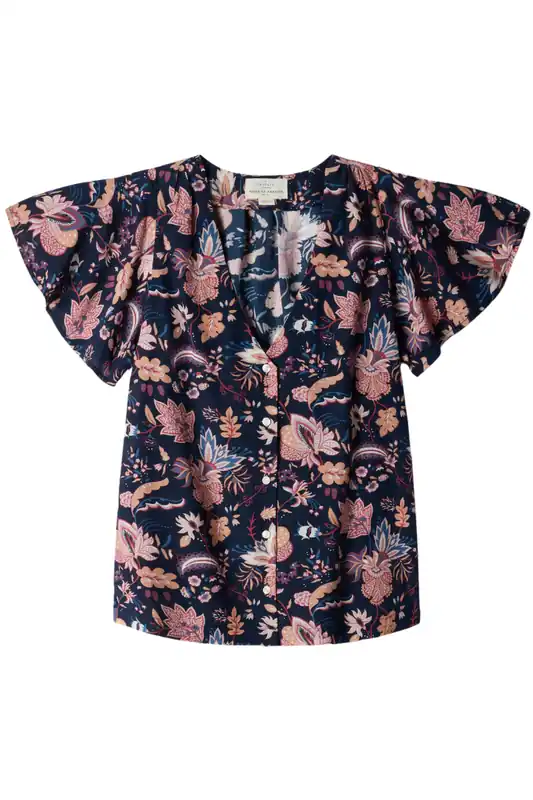 Angela Blouse | Seaborne Floral - Trovata
