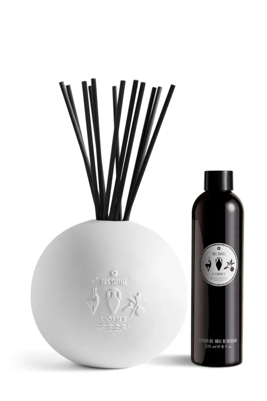 Porcelain Diffuser Set | Bois Sauvage - L'Objet