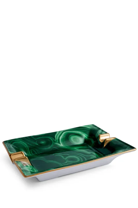 Malachite Ashtray - L'Objet