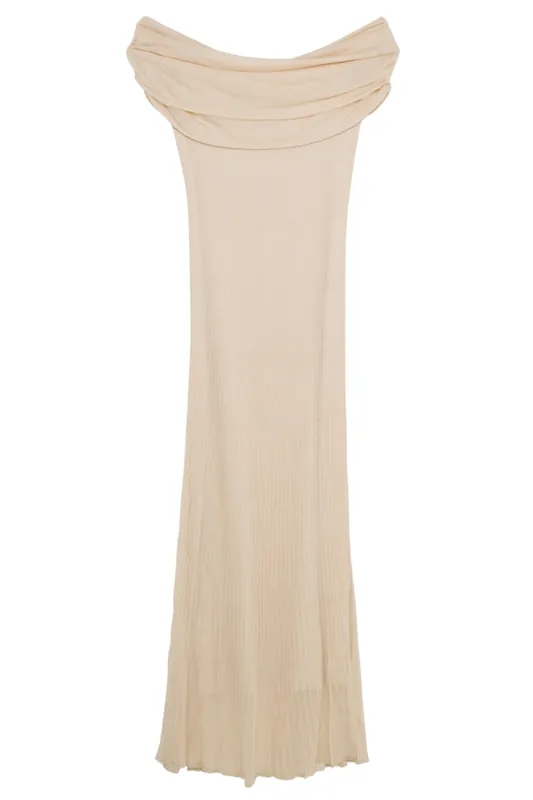 Laurelle Knit Maxi Dress | Sand - Simkhai