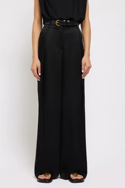 Mercer Pleated Pant | Black - Simkhai