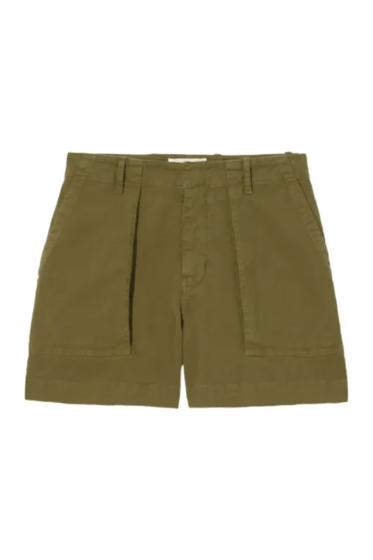 Utility Short | Military Green - Nili Lotan