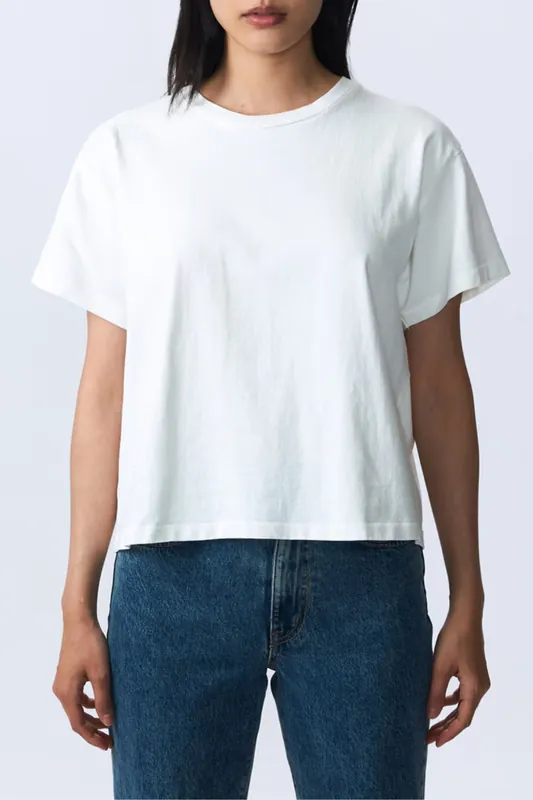 Square Tee | Natural White - SLVRLAKE