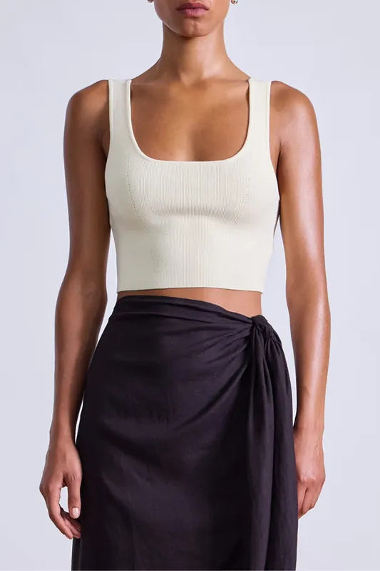 Ilia Crop Top | Cream - Apiece Apart