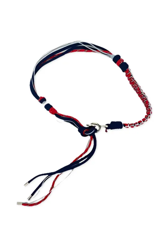 Gouriz Macramé Belt | Reds & Blues Mix - MY BOB