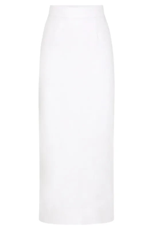 Emma Pencil Skirt | Ivory - Posse