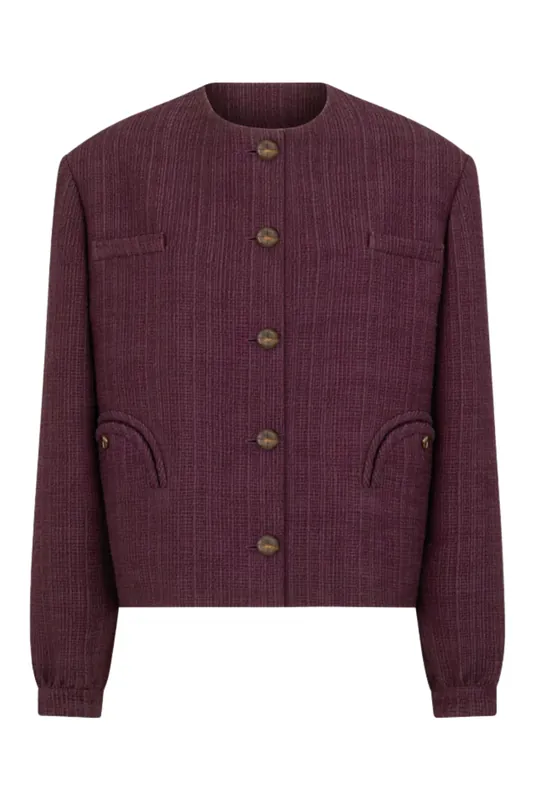 Ourway Gliss Bolero | Eggplant - BLAZÉ MILANO
