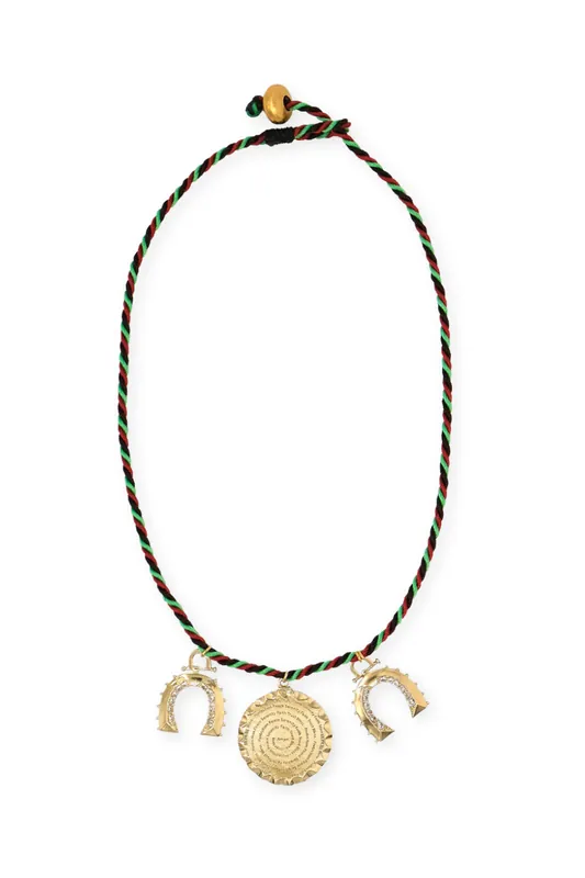 Medal Necklace | Green - Monoki