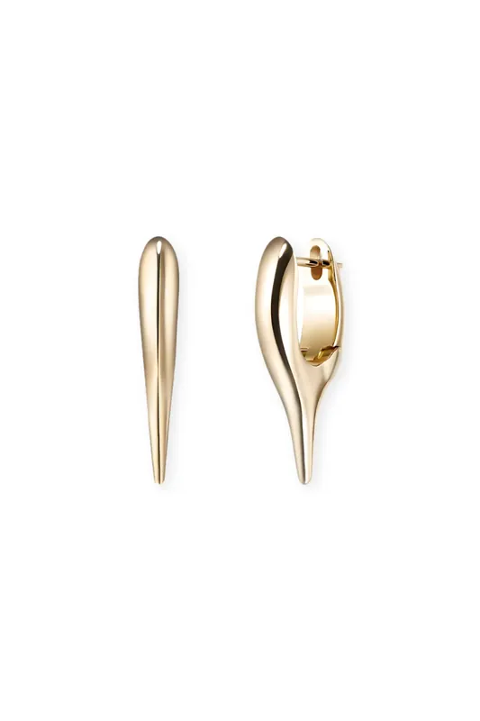 Lola Needle Earrings Mini | All Gold - Melissa Kaye