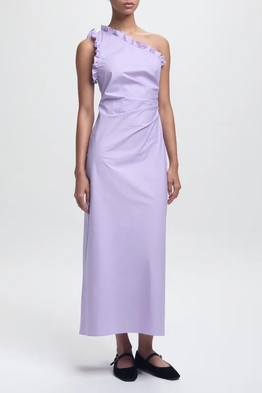 Elaine Dress Poplin | Lilac - Kika Vargas