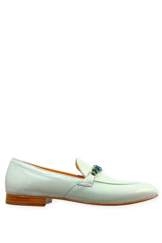 Flat Jeweled Loafer | Dew - Madison Maison